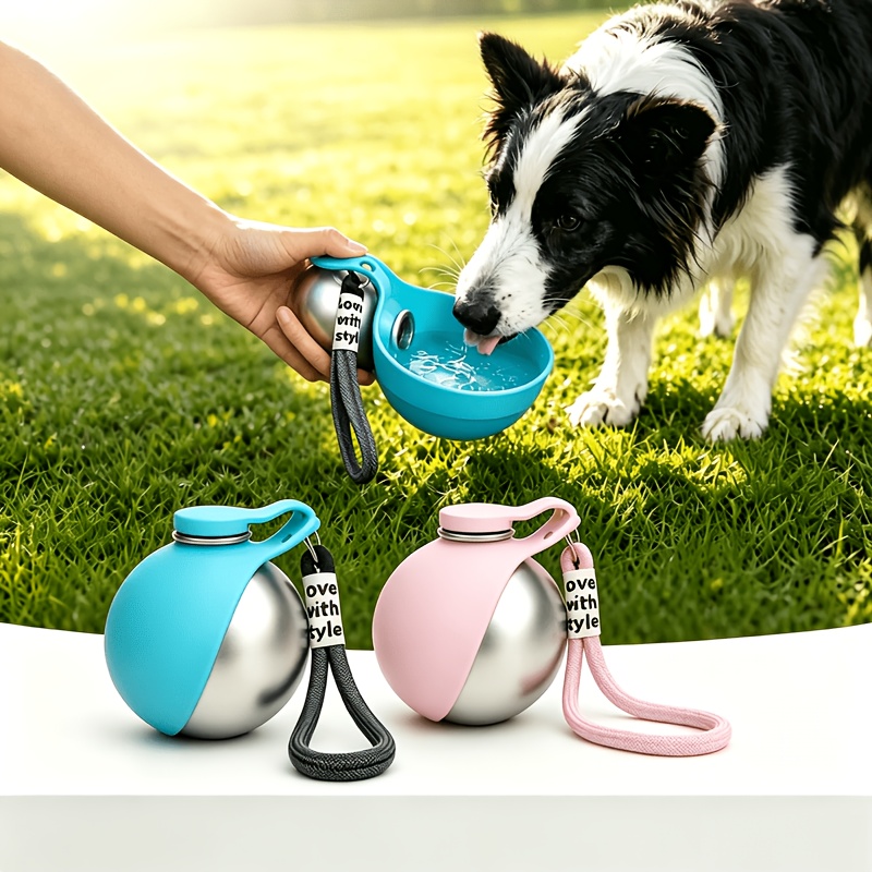 Pet Supplies Nz - Dog Water Bottle Stainless Steel 285ml