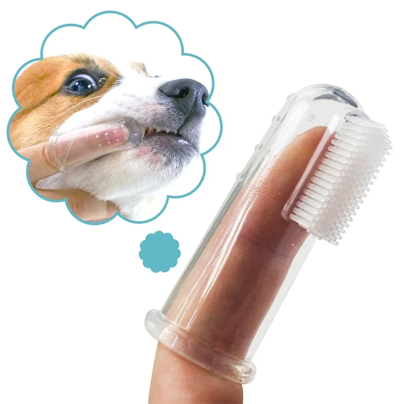 Pet Supplies Nz - Super Soft Pet Finger Toothbrush Teddy