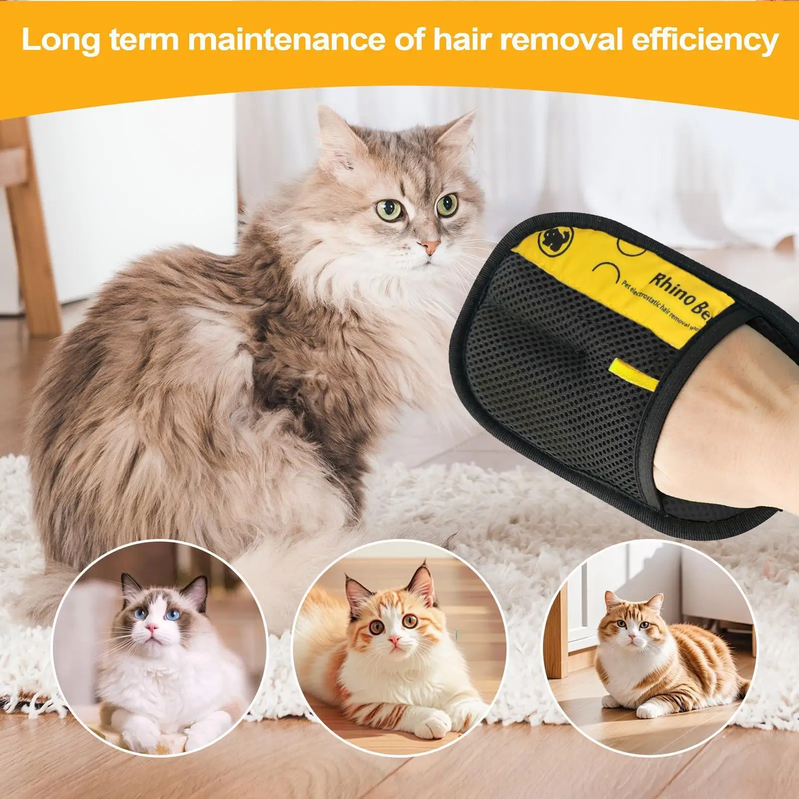 2pcs Cat Grooming Gloves Elect - Pet Hair Remover Brush recension och pris