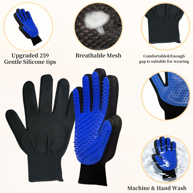 2 Pcs Cleaning Gloves Suitable - Pet Hair Remover Brush recension och pris