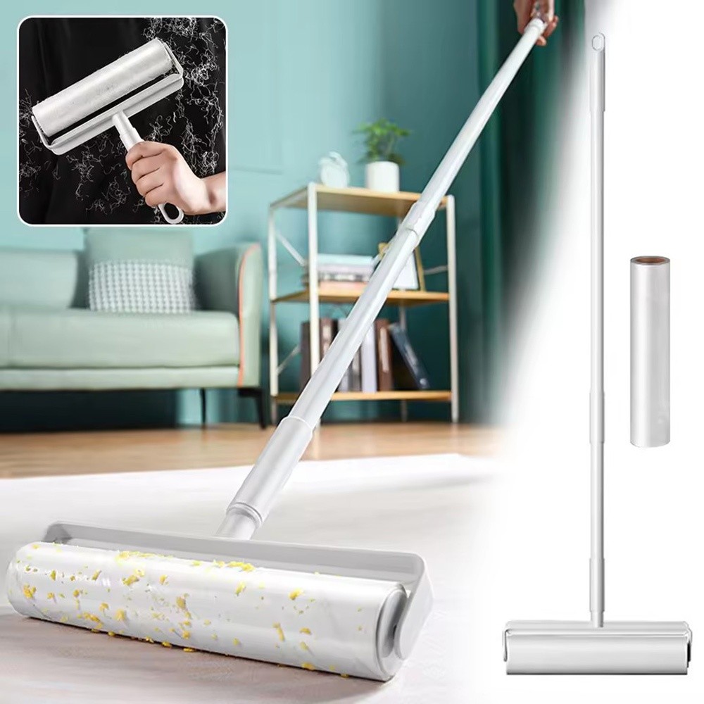 Tearable Long Handle Lint Roll - Pet Hair Remover Brush recension och pris