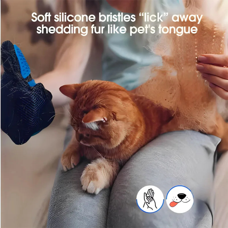 Pet Hair Glove Comb Pet Dog Ca - Pet Hair Remover Brush recension och pris